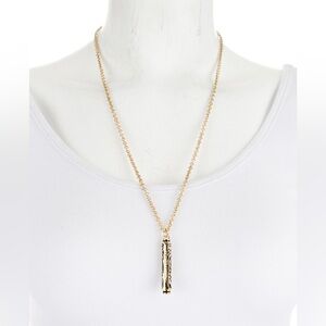 Liberty of London gold and enamel pendant necklace